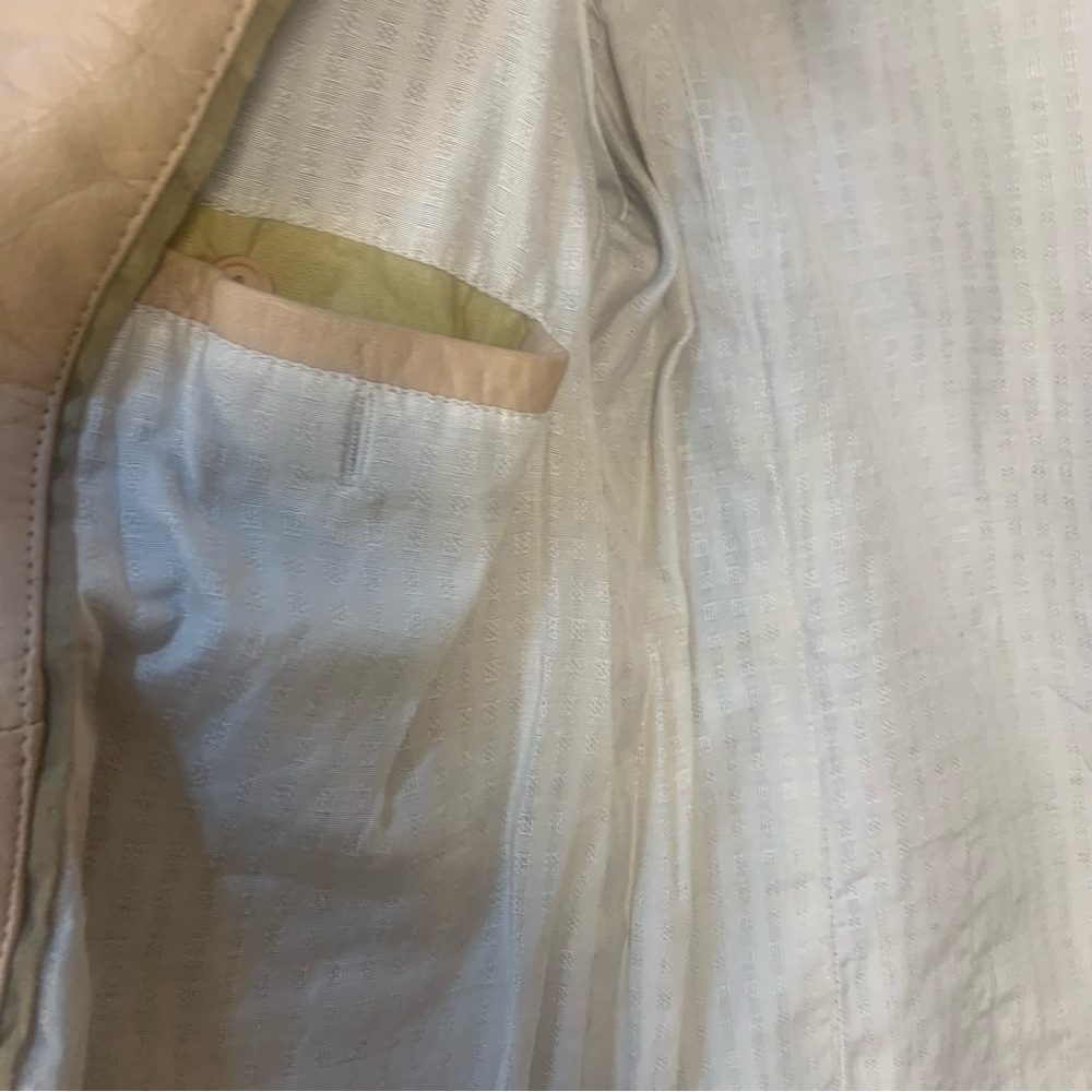 VTG Wilson’s Distressed Leather Jacket Tan Buttery Soft - Picture 6 of 16